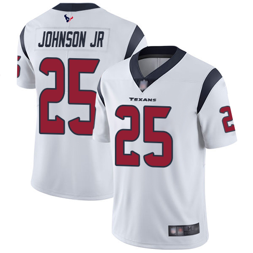 Houston Texans Limited White Men Duke Johnson Jr Road Jersey NFL Football #25 Vapor Untouchable